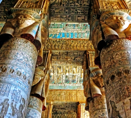 Temple d'hathor à Denderah - Voyage initiatique Egypte - La Voix des Etoiles